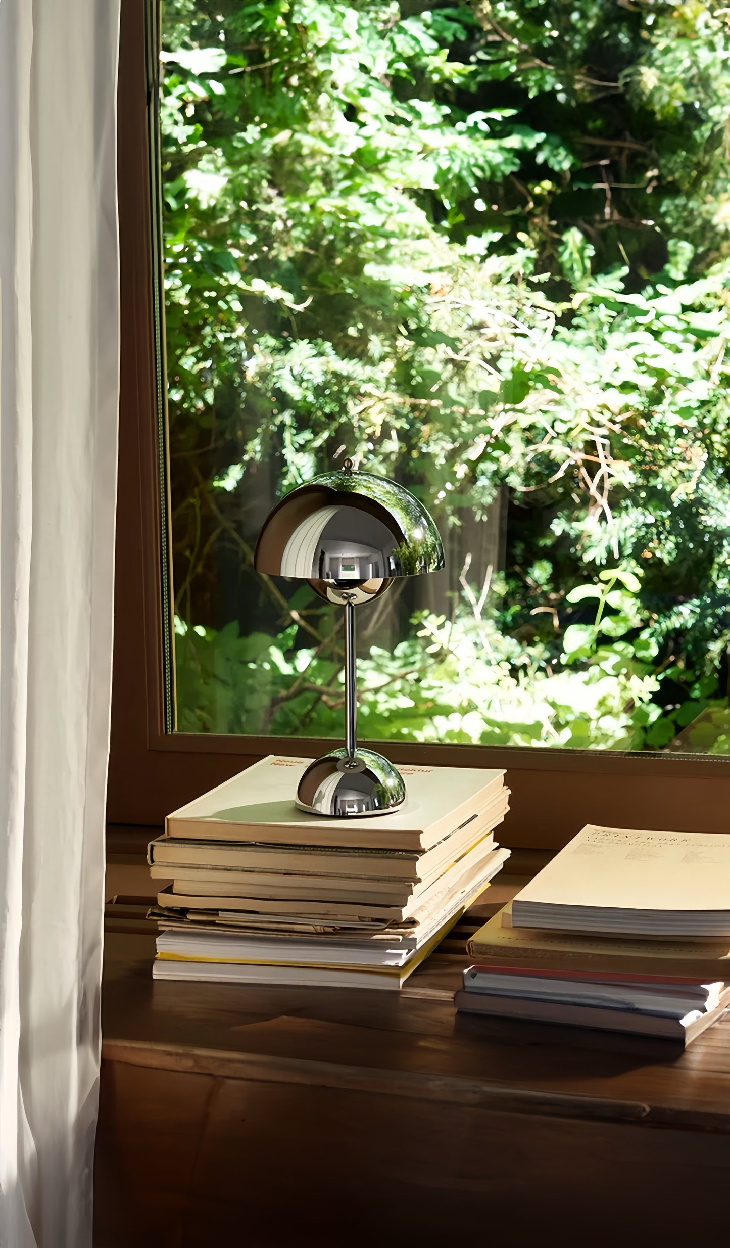 The Circ Chrome Lamp